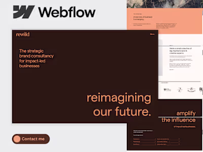 Proud to share my latest Webflow project, a bold and elegant...