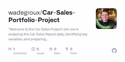 Regional Car Sales Data Analysis Project