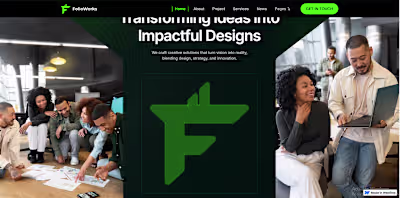 Webflow Agency Template I developed a personalized portfolio...