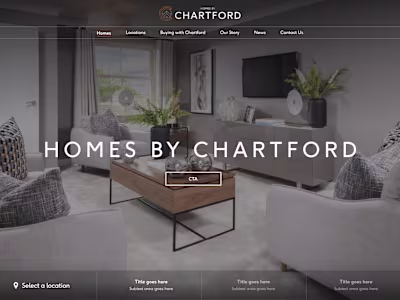 Chartford Homes - UI/UX Design
