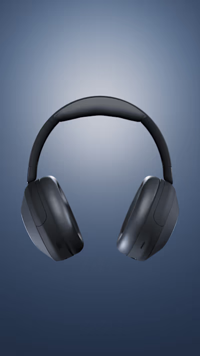 3D Animation of Headphones