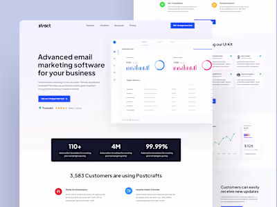 Email Marketing SaaS Landing Page