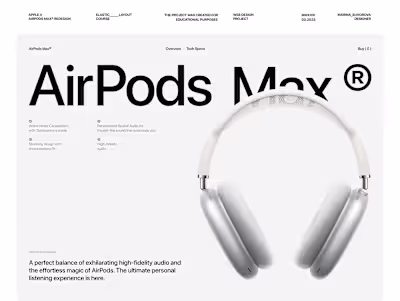 Apple AirPods Max® Redesign