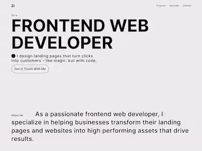 NextJS Personal Portfolio