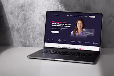 True Insights Framer website