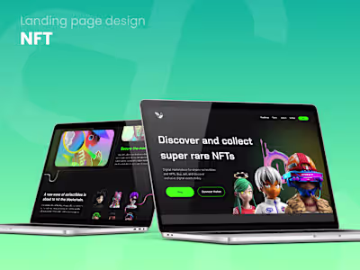 NFT landing page