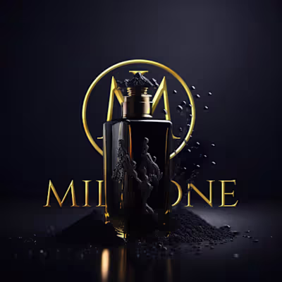 Million Luxury Perfume logo design and branding by Axtra