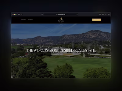 Horizon Estates – Luxury Real Estate Website