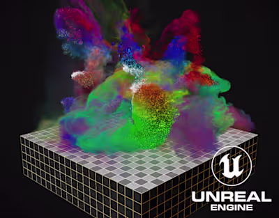UE5 Audio Reactive Fluid Simulation