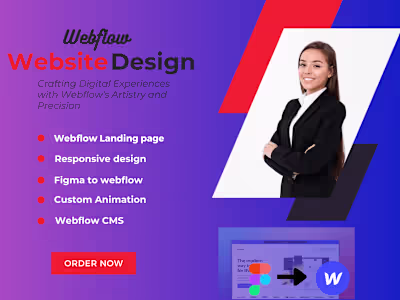 I will Create a Breathtaking Webflow Website for You!