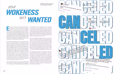 Your Wokeness Isn't Wanted –– Strike Magazine Issue 06