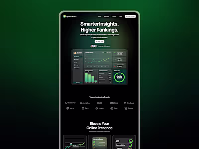 OptimizeSEO Landing Page Design