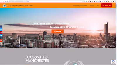 Emergency Locksmiths Manchester on-page optimization