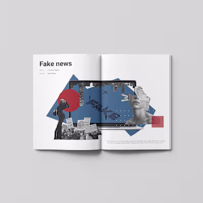 Von Peach / Collages for a magazine