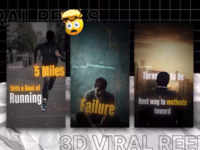 Trending 3D Viral Reels Short Form Content