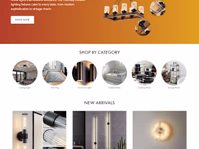 Home Decor Dropship Website