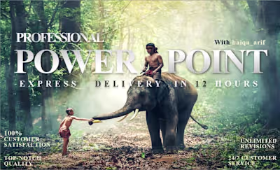 I will create exceptional and fast modern PowerPoint presentati…