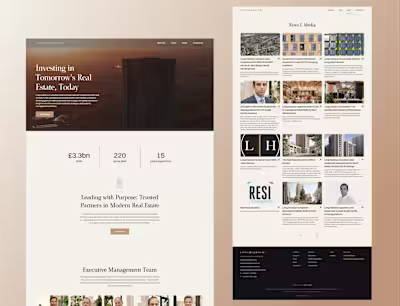 Long Harbour website - Figma to Webflow, CMS Blog implementation