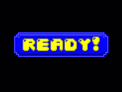Interactive arcade-themed Start Screen button 🕹️ 