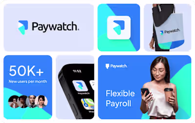 Logo Design for Paywatch – SaaS Fintech Platform