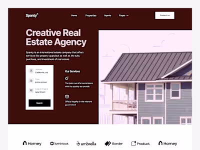 Real estate Landing page