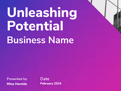 Unlocking Business Potential – PowerPoint Presentation