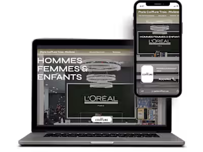Website Design - Paris Salons