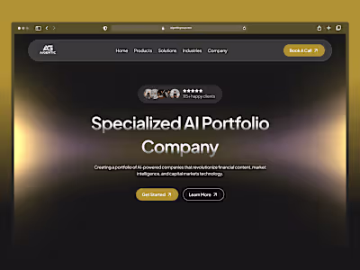 AI Gentic Website Redesign