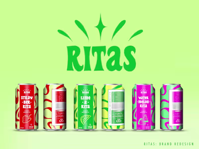 RITAS REDESIGN Rebrand Ritas for the younger target market a...