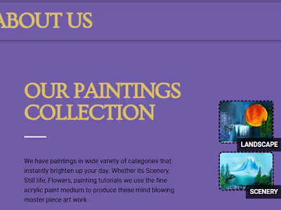 Website Development Art Taiga