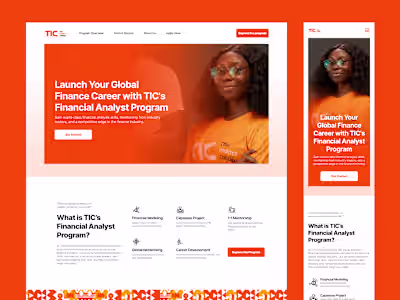 Edutech Landing Page