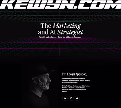 Landing Page Design with GSAP Animation