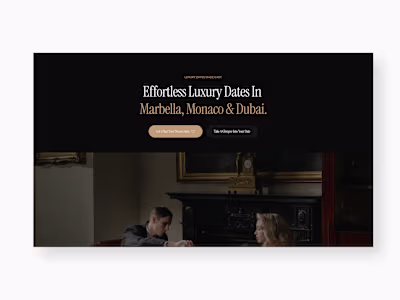 Second Dream Date: Luxury Concierge & Event Planning