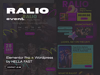 Event Landing Page | Figma to WordPress (Elementor)