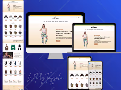 E-commerce Website for Rangi Merch – Fashion & Lifestyle Brand