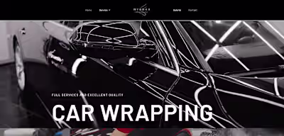 Car Wrapping Website