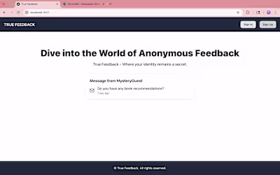 An anonymous feedback collection tool
A