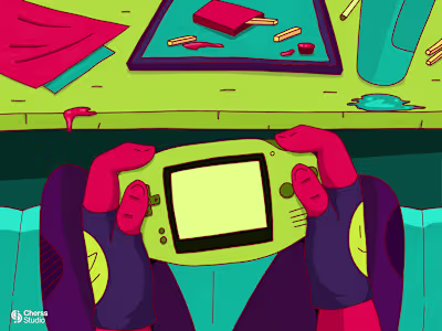 Retro Virtual Zone illustration