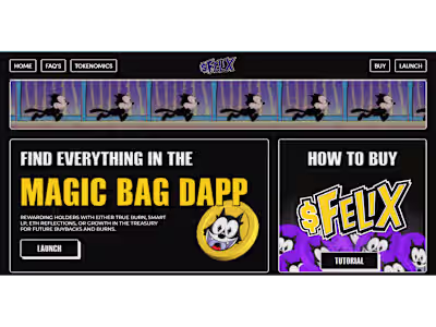 Magic Bag | A Crypto Token Website