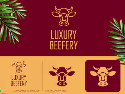 LUXURY BEEFERY
🙌 Logo design &