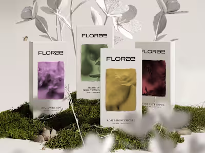 Floræ - Fragrance Brand | Visual Identity and Packaging Design