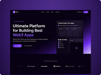 APIQ — Web3 Blockchain Website