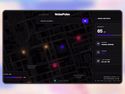 My 2nd submission is here! I built a real-time noise-visuali...