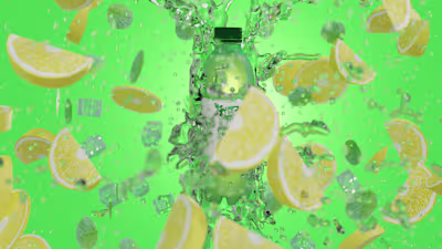 Lemon and Mint 3D commercial | Drink 3D Advertisement