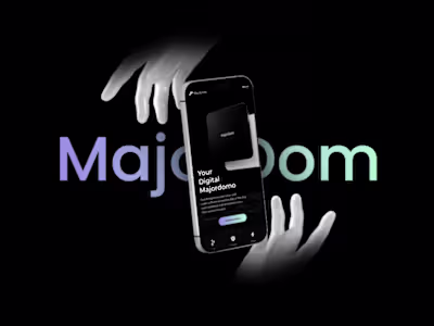 MajorDom | UI/UX web design