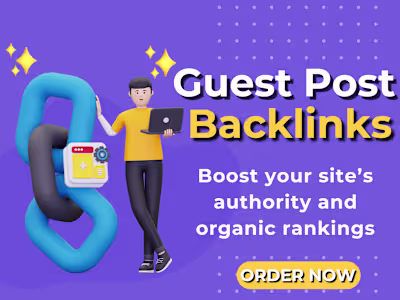 I Will Provide High-Quality Guest Post Backlinks to Boost Rank