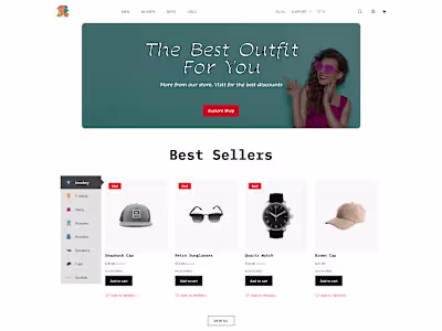 E-Commerce Clothing Store Website