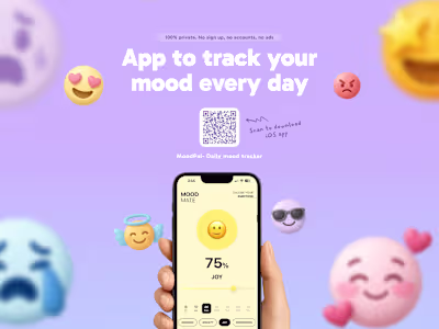MoodPal Landing page design