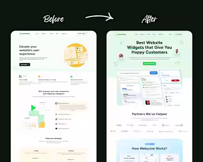 Redesigned Webynize’s homepage and the numbers say it all ⭐️...