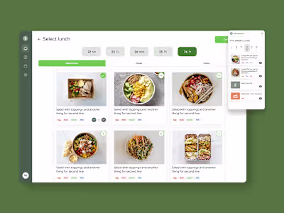 Multi-Sided B2B Platform for Ordering Lunch Meals